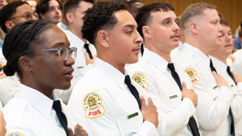 Firefighter ceremony