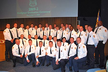 Fire Recruit Class 2009-2 Graduates
