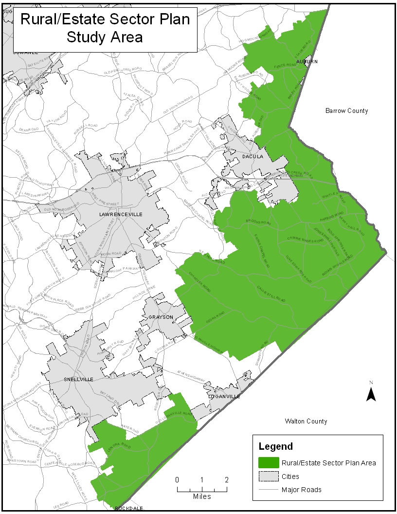 Rural/Estate Sector Plan Study Area