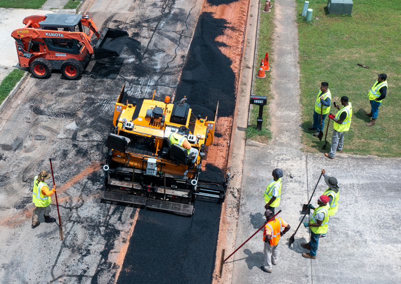 road construction project