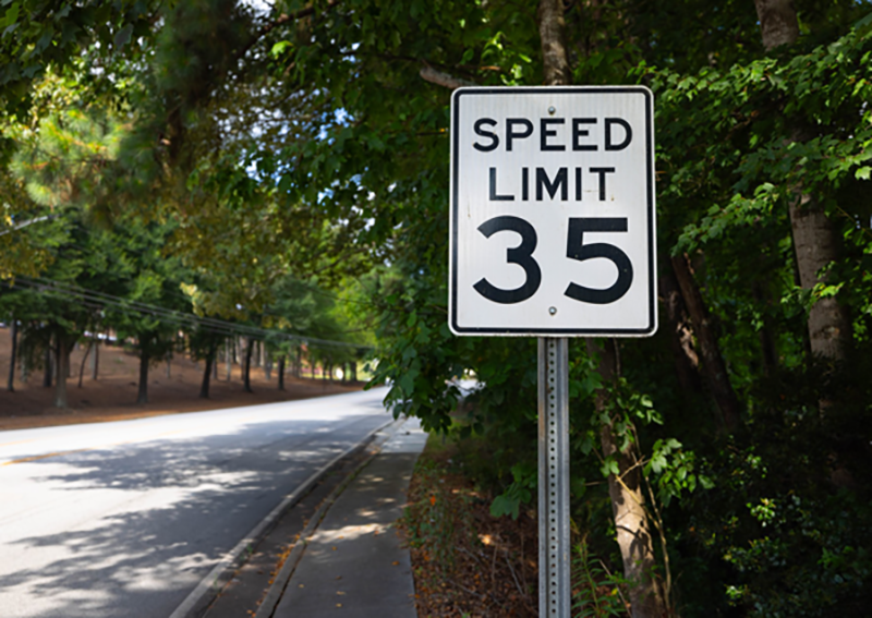 speed limit sign