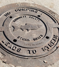 sewer drain marker