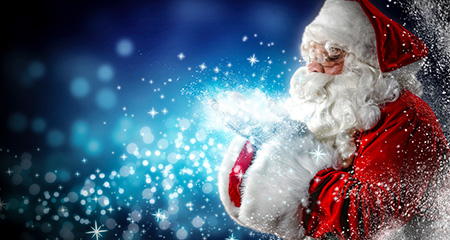 Santa Sightings!<br>Find out where the big guy<br>is going to be next!