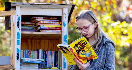 Pick up a free book at the G.R.E.A.T. Minds Book Exchange!