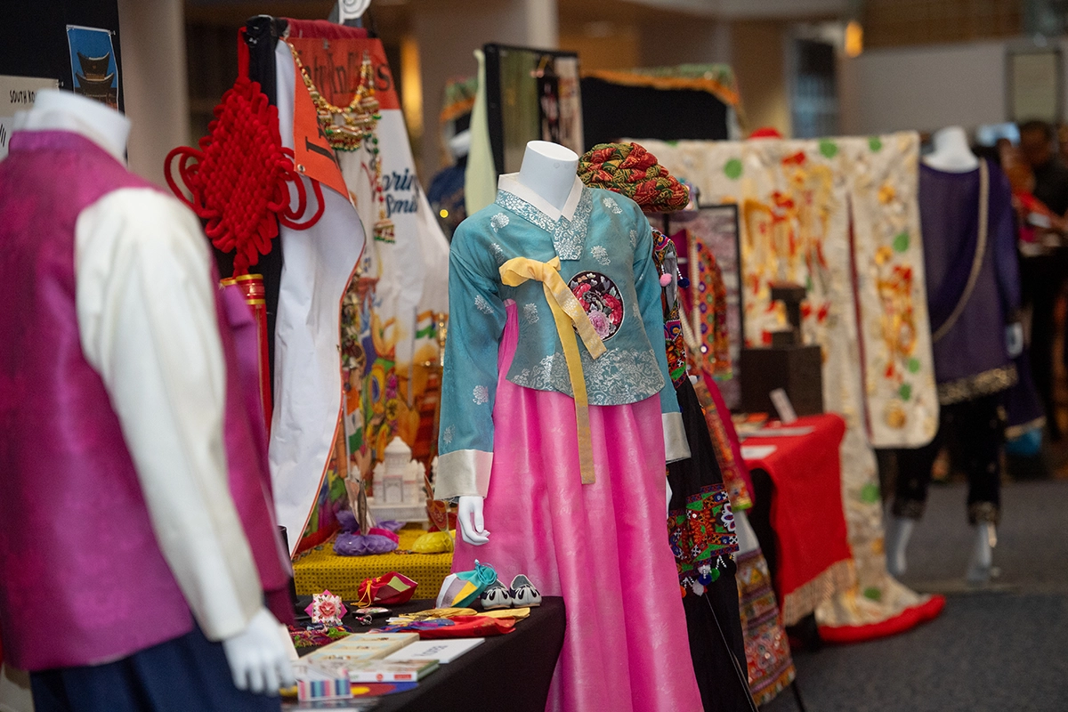AAPI Exhibition of traditional clothing