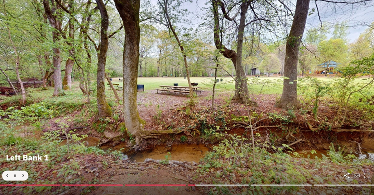 left stream bank example