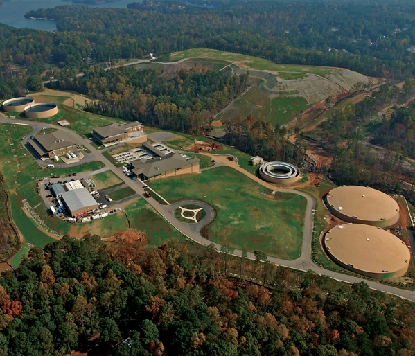 Shoal Creek Filter Plant - aerial photo