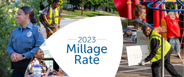 Commissioners adopt same millage rate as last year