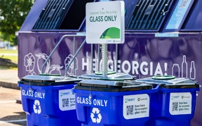 Enhanced glass recycling locations across the county