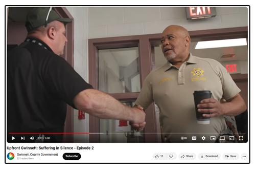 Image with link to YouTube Behavioral Health Unit Story #2